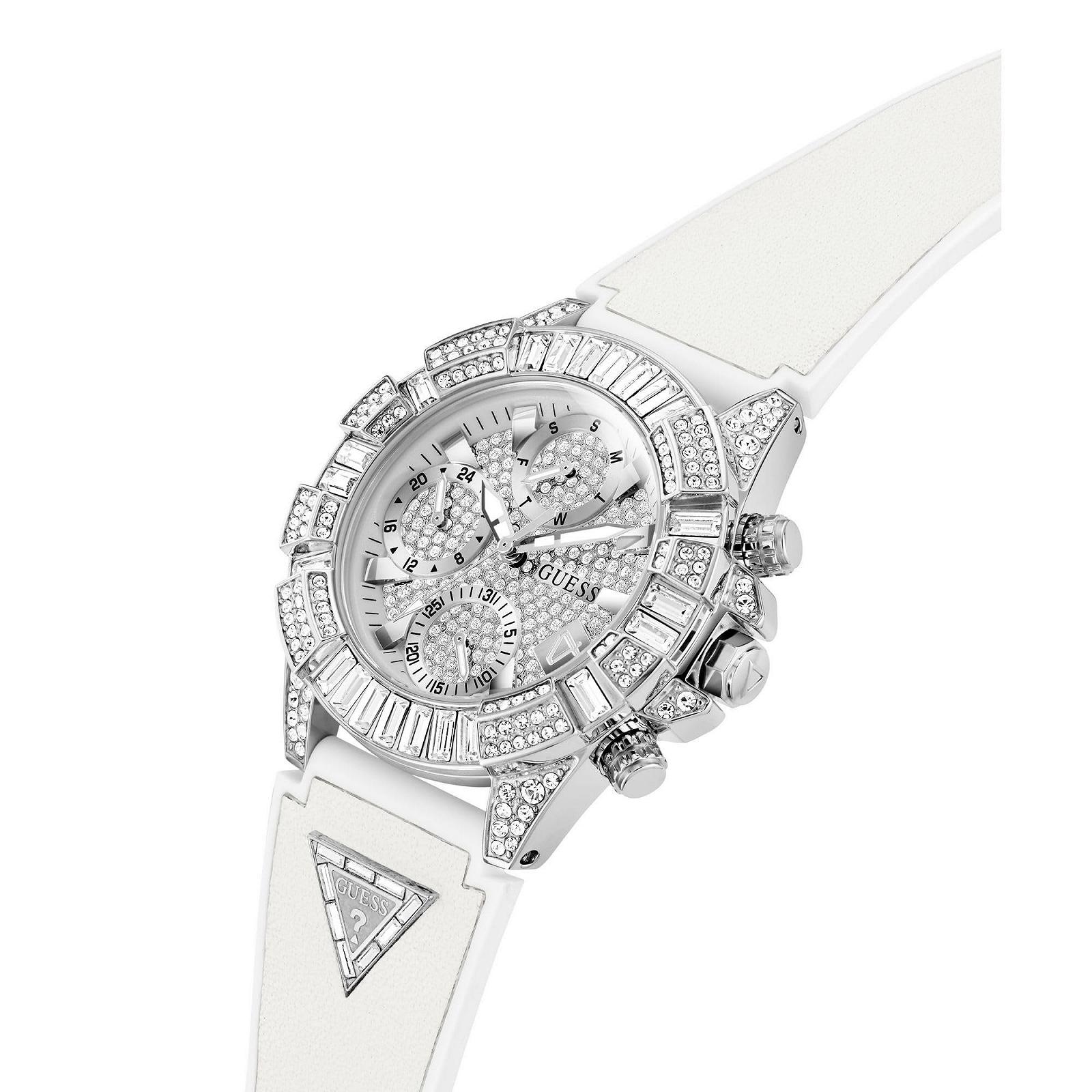 Часы GUESS Iconic 40TH GW0814L2 Женские Силиконовые, Белые, Ремешок, фото №10