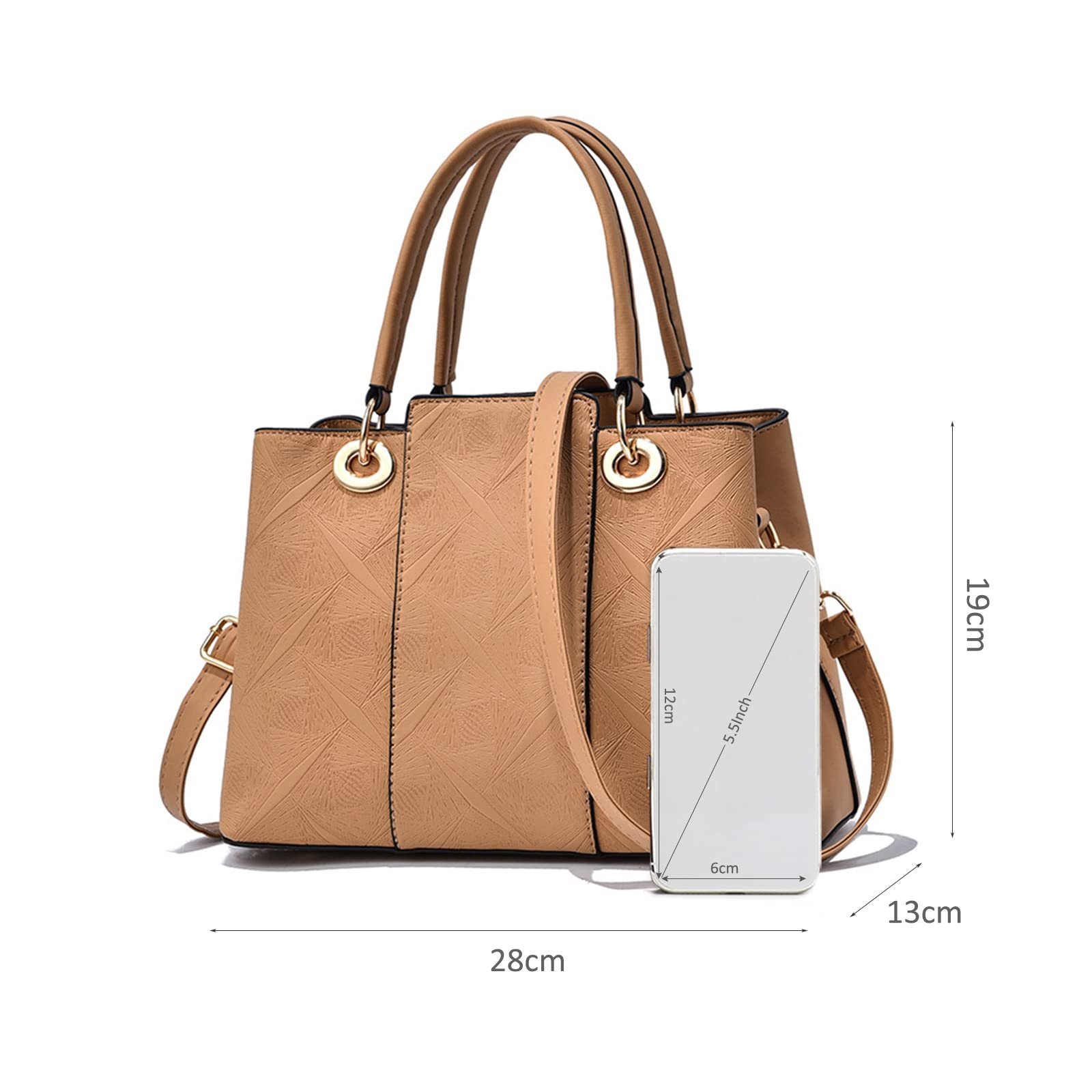 Сумка з верхньою ручкою NICOLE & DORIS, жіноча, дизайнерська, з PU шкіри, стильна, елегантна, для офісу, з відділеннями, середня, хакі, фото №6