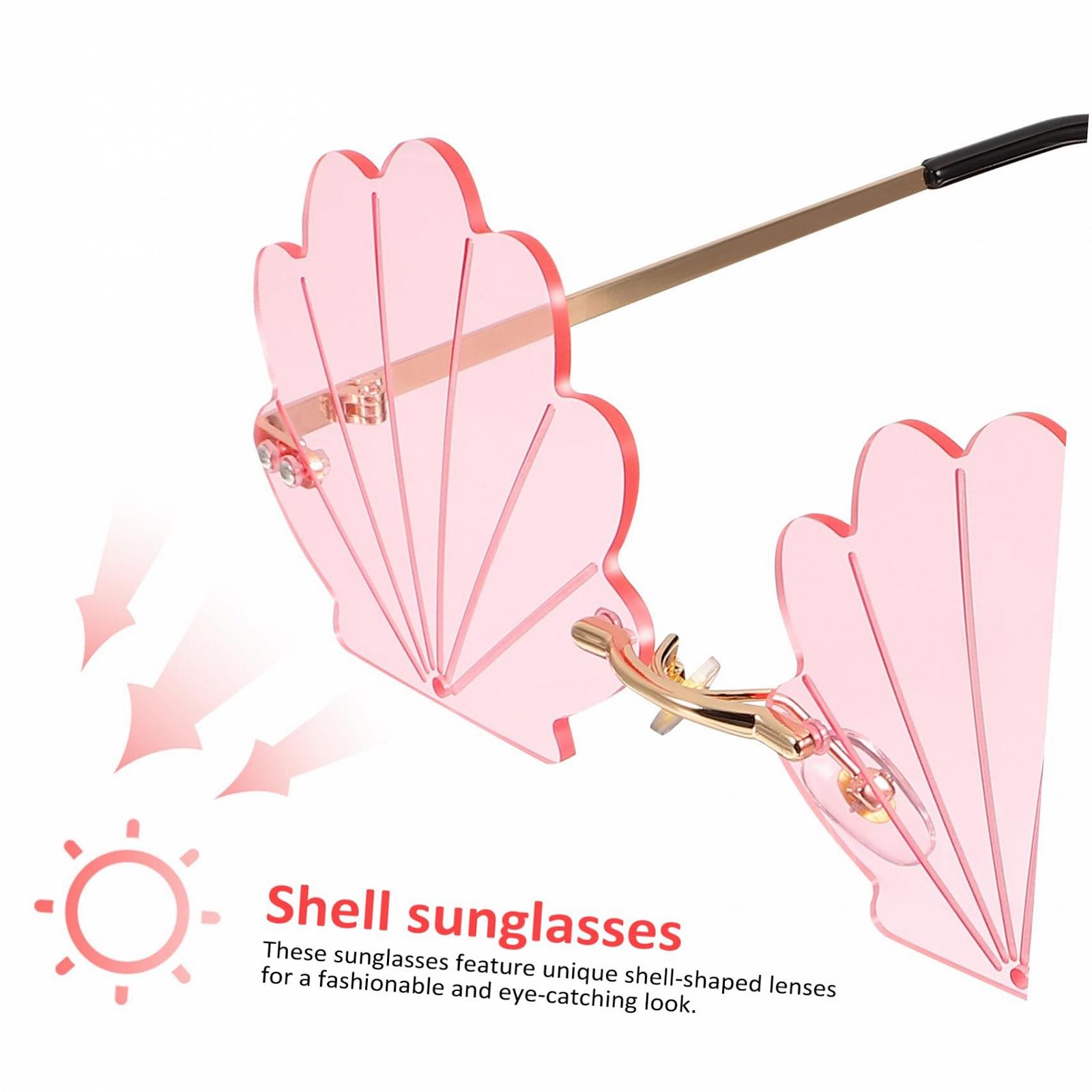 Сонцезахисні окуляри Без оправи Valiclud для вечірок з золотою оправою, фото №7 Сонцезахисні окуляри Без оправи Valiclud для вечірок з золотою оправою, фото №7