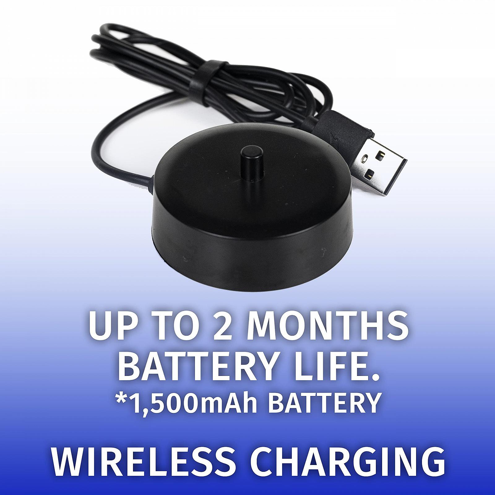 Електрична звукова зубна щітка EZZI Sonic м'яка конічна щетина 60 днів роботи, фото №6