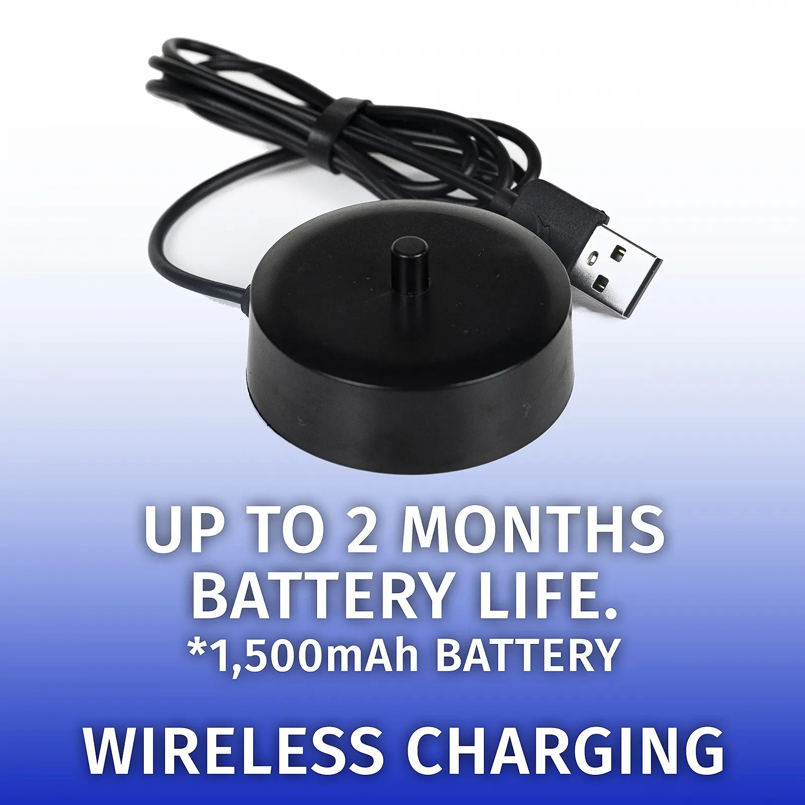 Электрическая звуковая зубная щетка EZZI Sonic мягкая коническая щетина 60 дней работы, фото №6