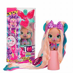 Фігурка VIP PETS Bow Power Kim S6 з довгим волоссям для стилізації та декорування - Фото 1