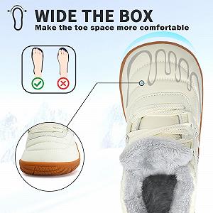 Ботинки Mabove Зимние Barefoot Обувь Мужская Женская Обувь для бега по тропам С Теплой Подкладкой Зимняя Обувь Снежные Ботинки synthetic.ua - Фото 1