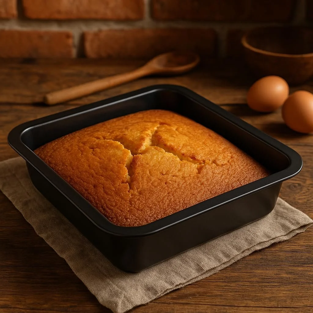 Набір форм для запікання MGE квадратні з вуглецевої сталі з антипригарним покриттям 2 шт 25 x 25 см, фото №8