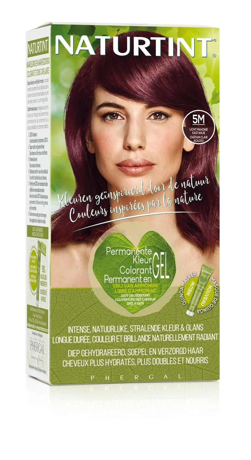 Краска для волос Naturtint 5M Светлый красний каштан, фото №1 Краска для волос Naturtint 5M Светлый красний каштан, фото №1