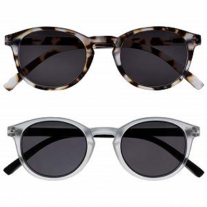 Солнцезащитные очки для чтения OPULIZE Zen, 2 шт, круглая оправа, пружинные петли, линзы с защитой от царапин, защита UV400 - Фото 1