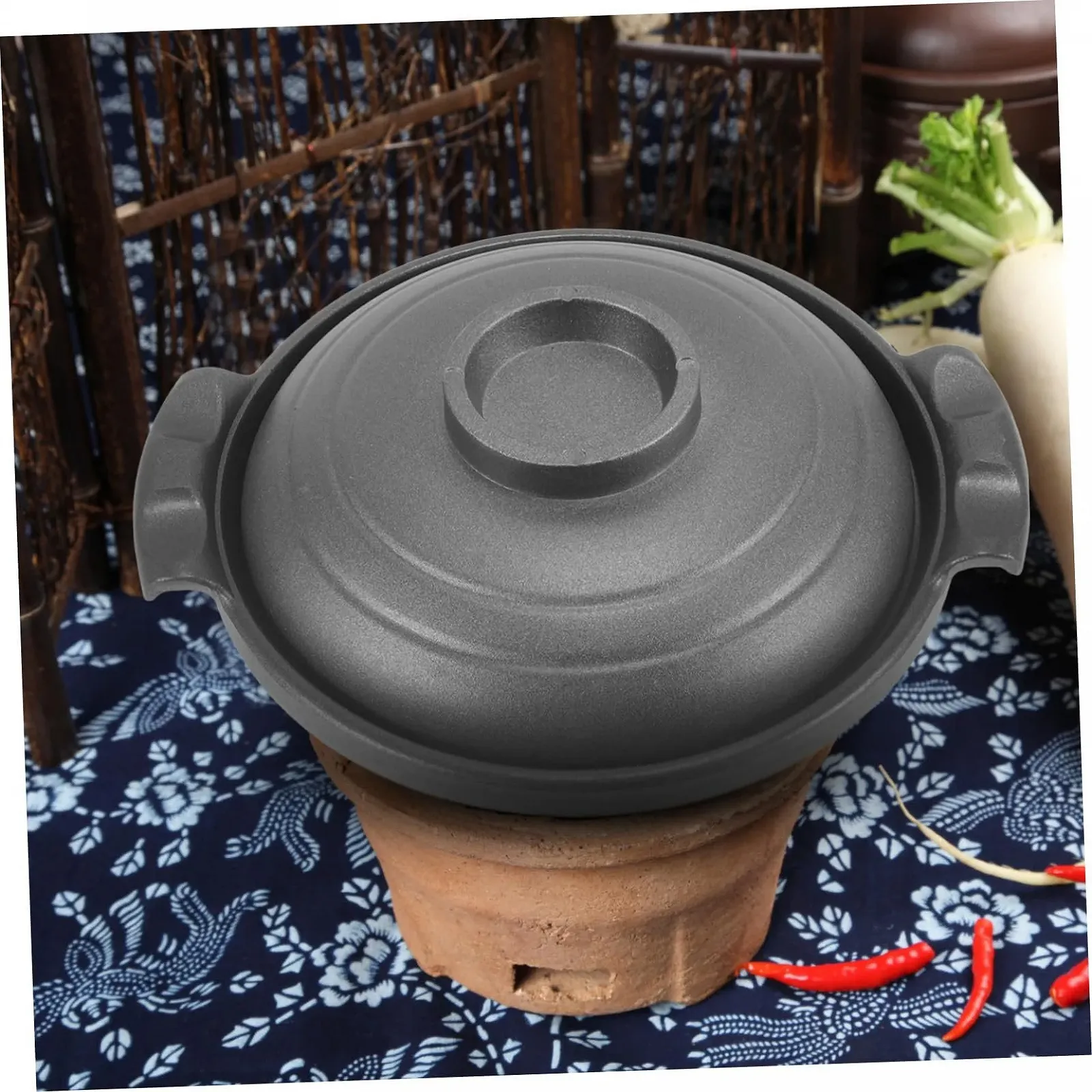 Каструля iplusmile Керамічна з кришкою для плити супова для дому, фото №9 Каструля iplusmile Керамічна з кришкою для плити супова для дому, фото №9