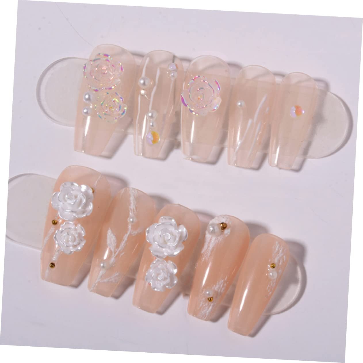 Цветы PLAFOPE 2 коробки Аксессуары для ногтей Украшения для ногтей Материалы для ногтей Украшения для ногтей с мелкими деталями 3D Цветы для ногтей Украшения для ногтей DIY Украшения для маникюра Подвески для ногтей Смола, фото №4