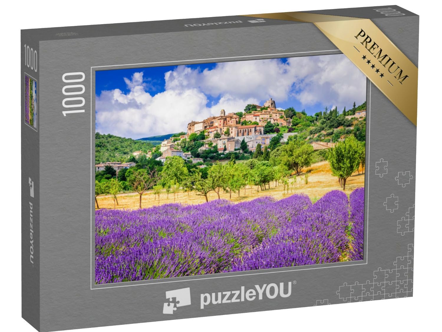 Пазл puzzleYOU Puzzle Collection Provence 1000 элементов "Симиан-ла-Ротонд, сельский коттедж, Прованс, Франция", фото №1