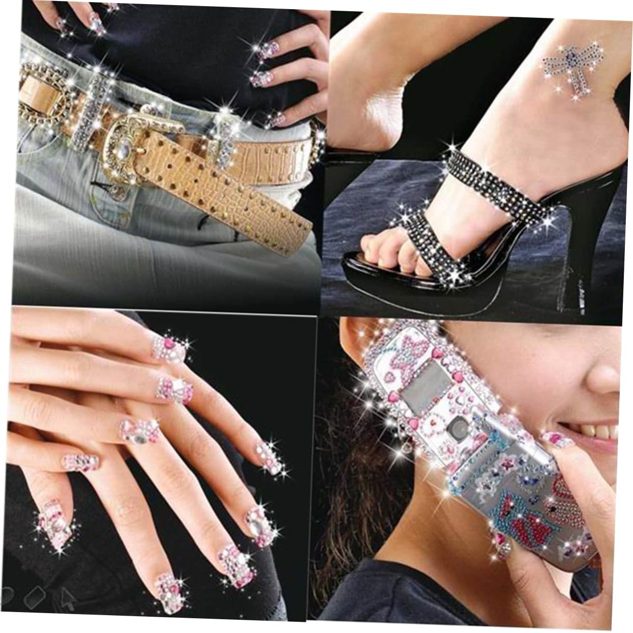 Кристали Lurrose 1440 штук з плоскою задньою частиною, фото №4