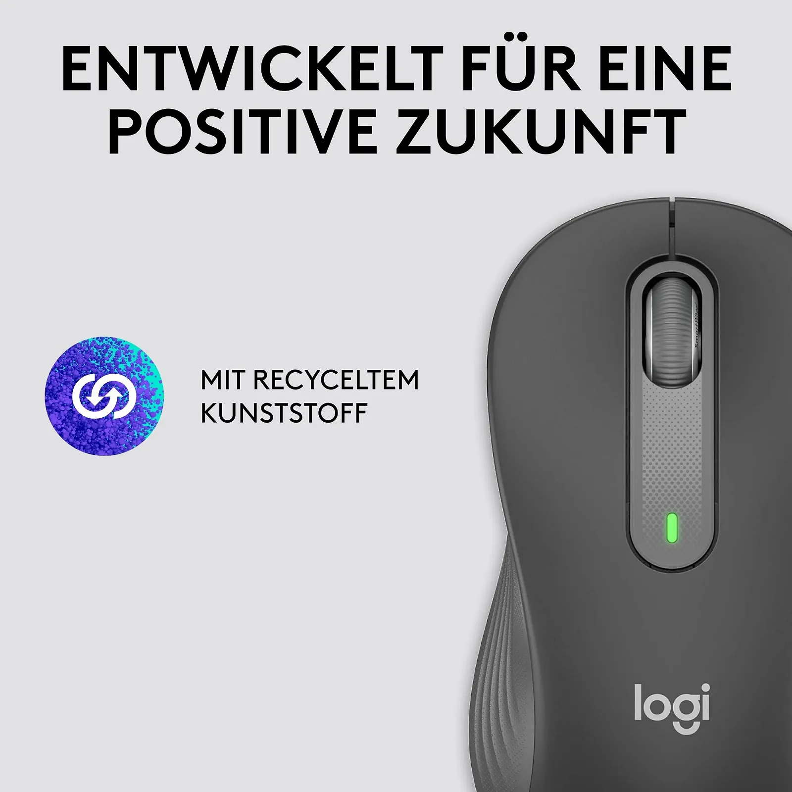 Миша Бездротова Logitech Signature M650 L Left Graphite, фото №6 Миша Бездротова Logitech Signature M650 L Left Graphite, фото №6