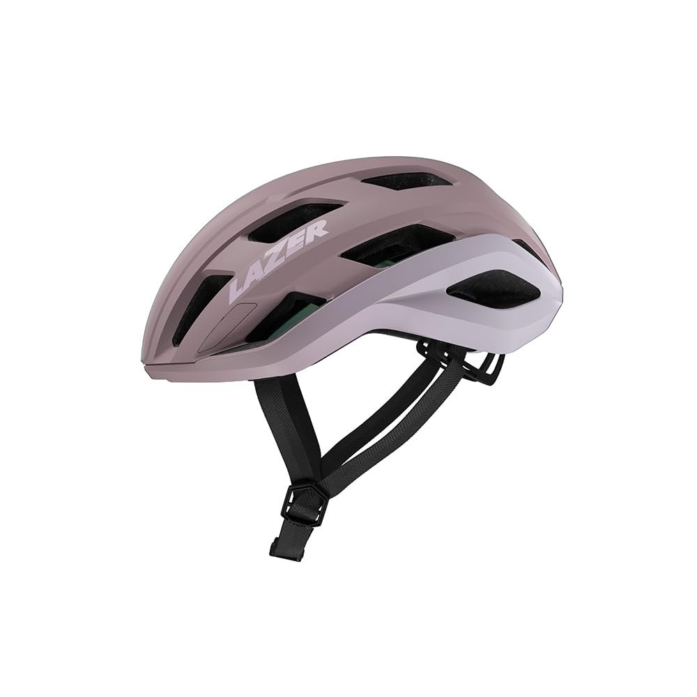 Шлем велосипедный Lazer Strada KinetiCore Фиолетовый матовый с розовым, фото №3