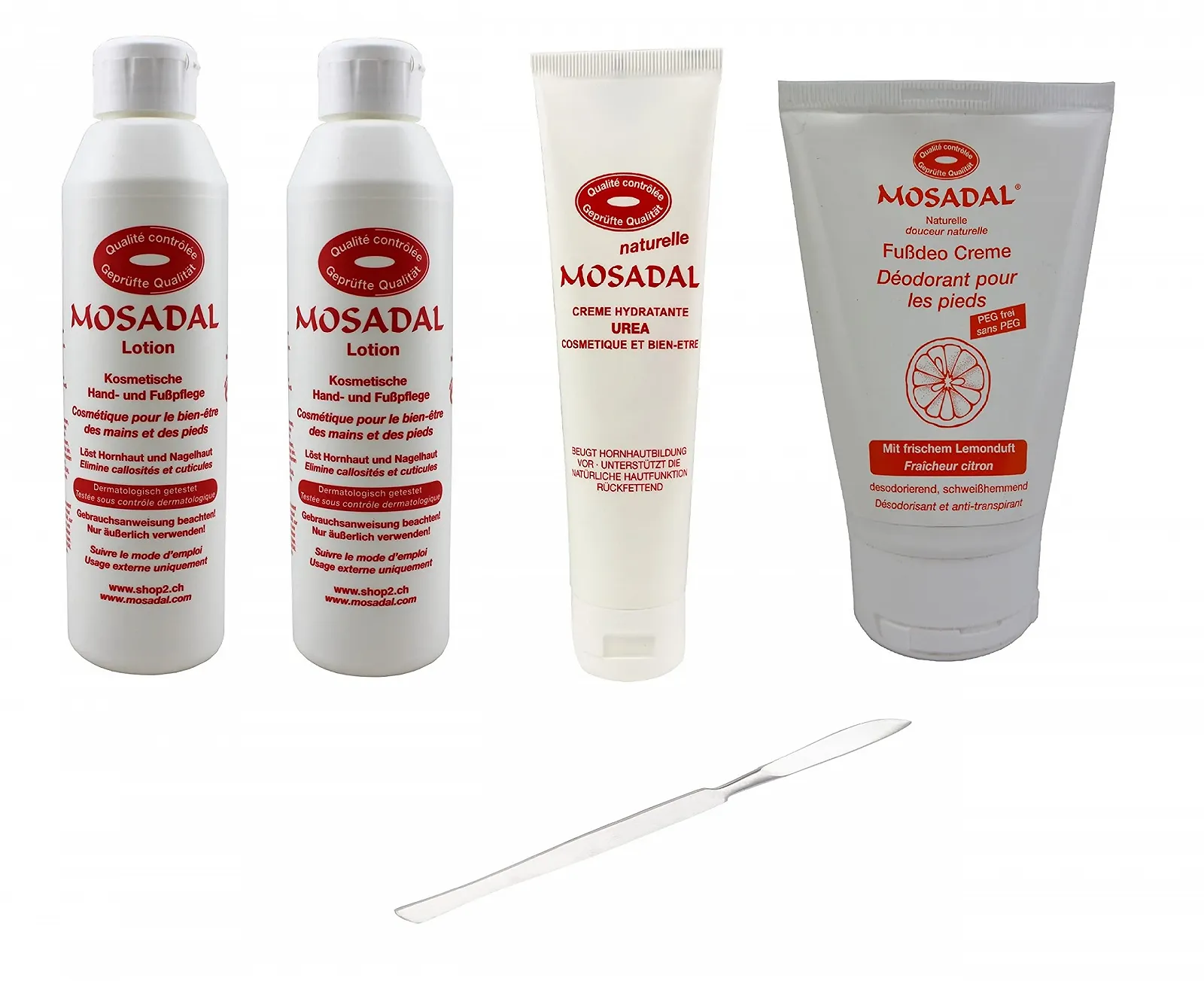 Набор для ухода за руками и ногами Mosadal Special Summer Set 4 in 1 Dermatologically Tested PEG Free, фото №1