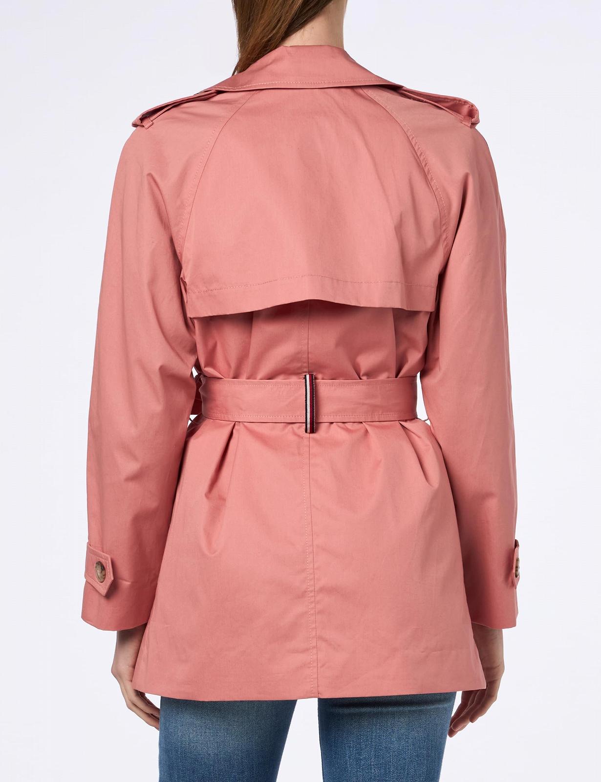 Тренч Tommy Hilfiger Бавовняний Короткий Жіночий, фото №3