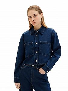 Джинсова куртка TOM TAILOR Denim Жіноча Джинсова Куртка-Сорочка - Фото 1