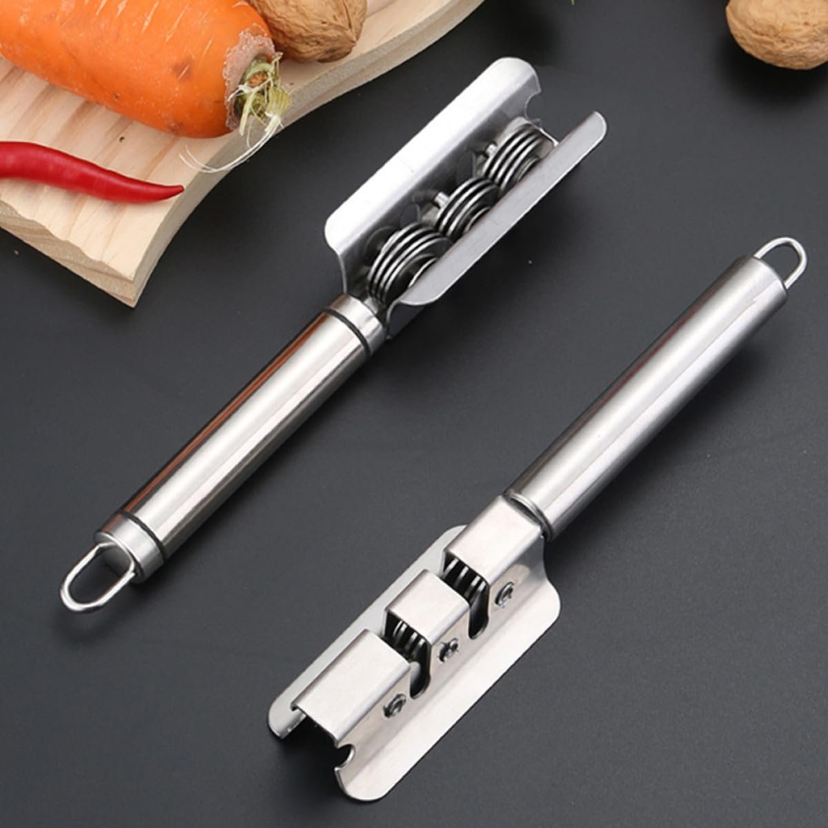 Точилка для ножниц и ножей Veemoon настольная из нержавеющей стали эргономичная с нескользящим основанием, фото №5