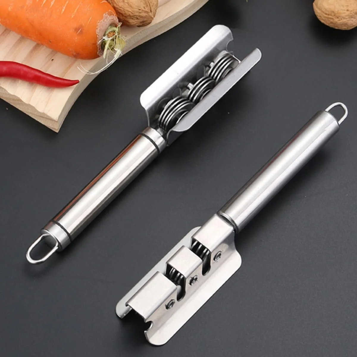 Точилка для ножниц и ножей Veemoon настольная из нержавеющей стали эргономичная с нескользящим основанием, фото №5