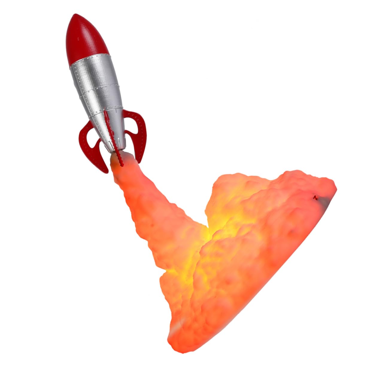 Светильник PRETYZOOM Rocket Light Лампа Украшение Космическая Ночная Лампа Настольная Лампа У Кровати Декор Спальня Ночной Свет Декорация Космическое Атмосферное Освещение Для Детей Набор 1, фото №1
