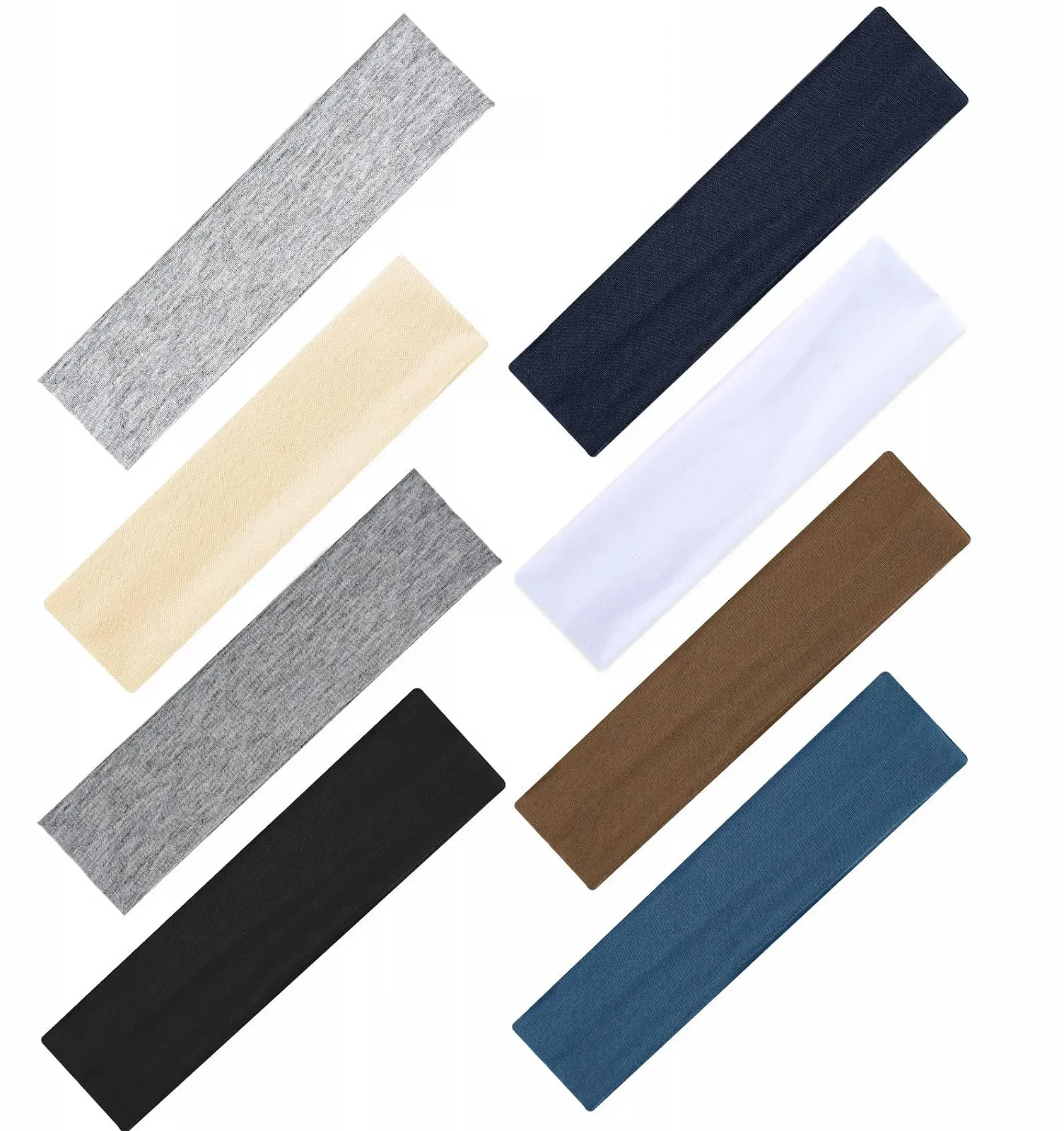 Набір з 8 жіночих пов'язок для волосся, фото №1