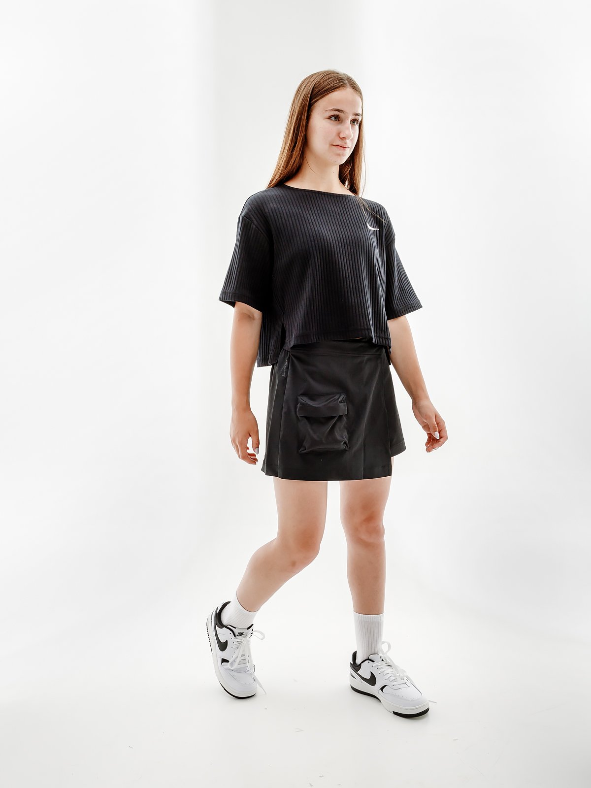 Футболка Nike W NSW RIB JRSY SS TOP S, фото №4