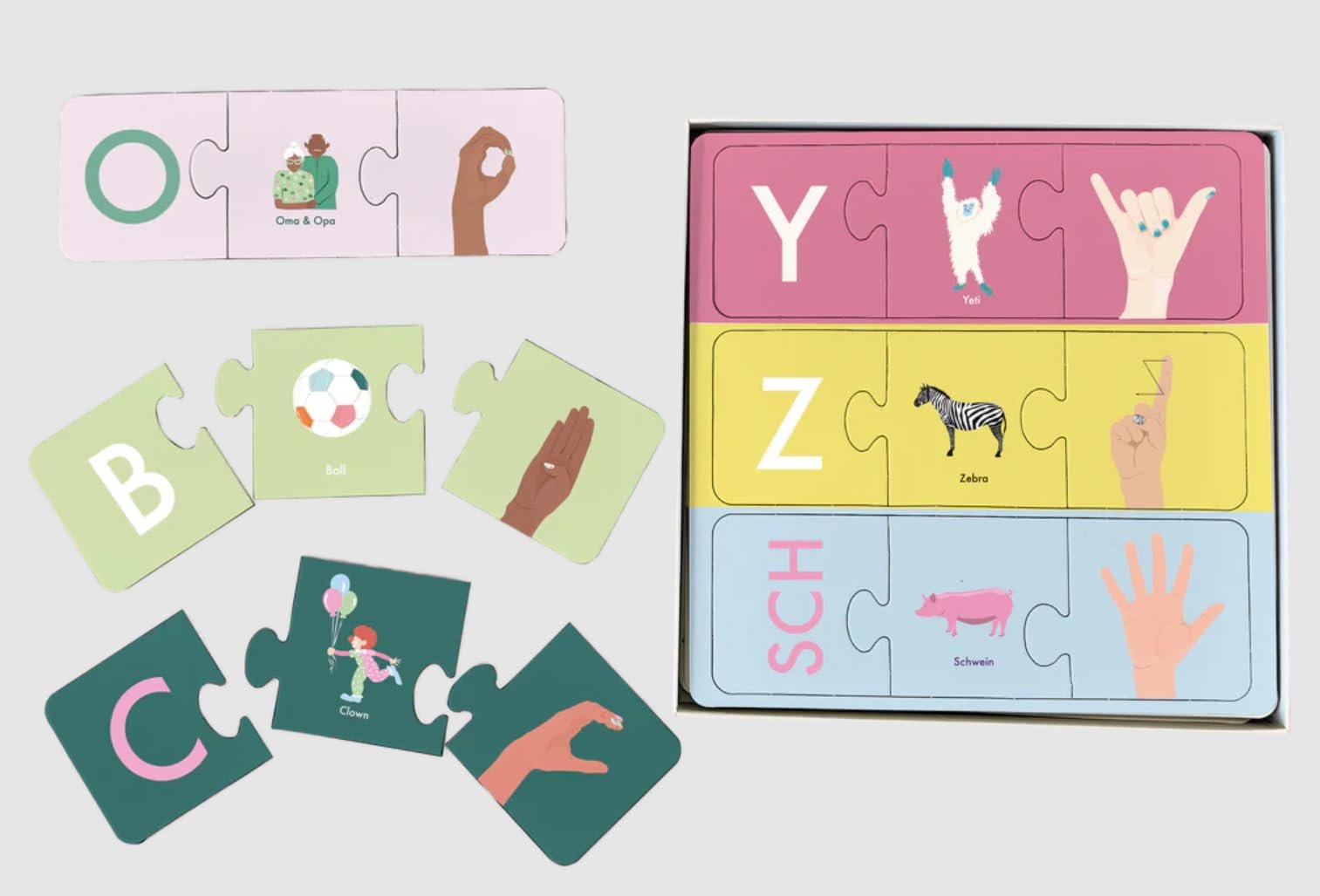 Пазл Talking Hands Finger alphabet Язык жестов для детей, фото №5