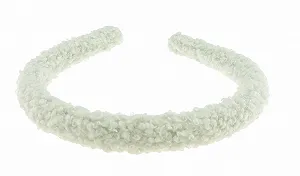 Обруч для волос Мягкий Плюшевый Тонкий Glamour Girlz Mint - Фото 1