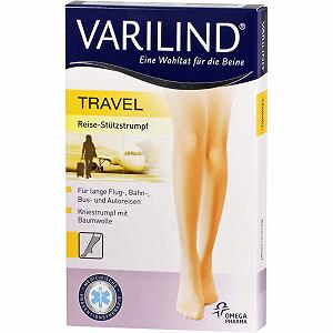 Компрессионные гольфы Varilind Travel 180den AD L Бежевый - Фото 1