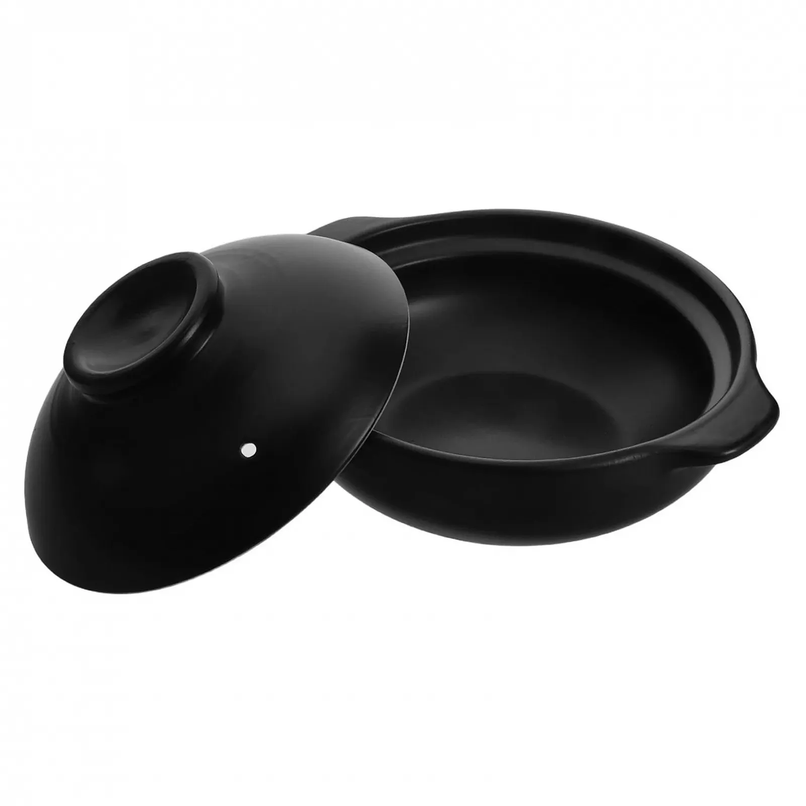 Глиняный горшок TOPBATHY Donabe жаропрочный терракотовый с крышкой для азиатской кухни, фото №1