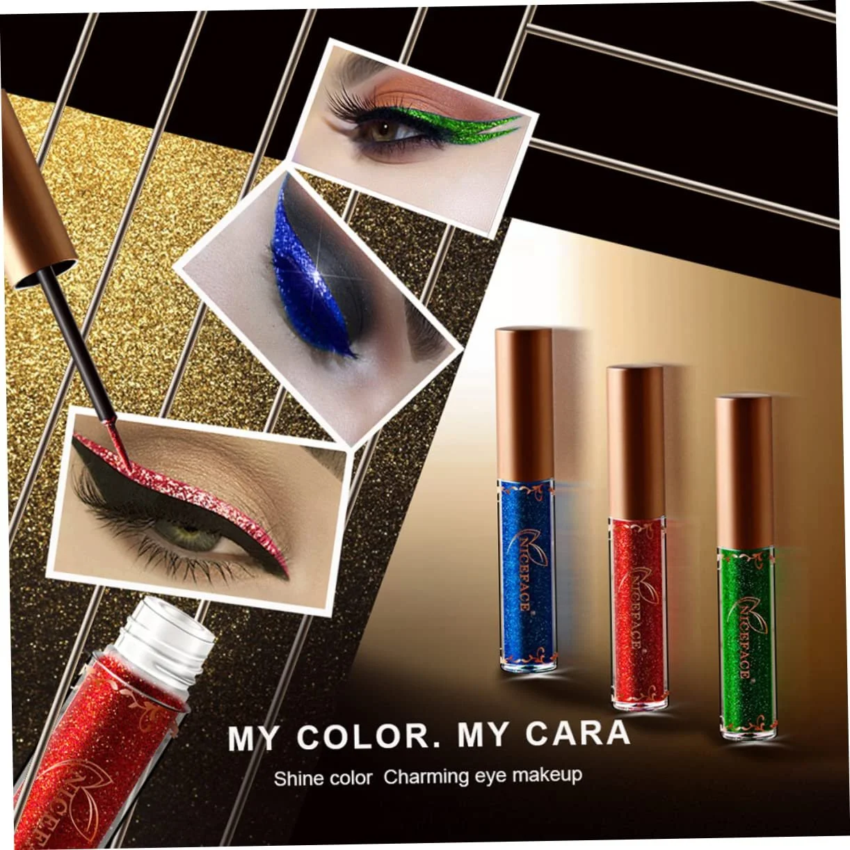 Підводка для очей Angoily Набір Miss Metal, фото №6