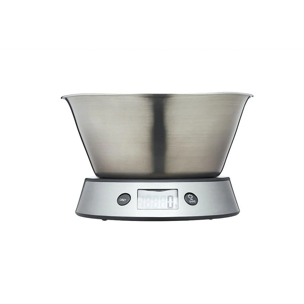 Цифрові кухонні ваги Taylor Pro з чашею 5 кг Stainless Steel Finish, фото №1 Цифрові кухонні ваги Taylor Pro з чашею 5 кг Stainless Steel Finish, фото №1