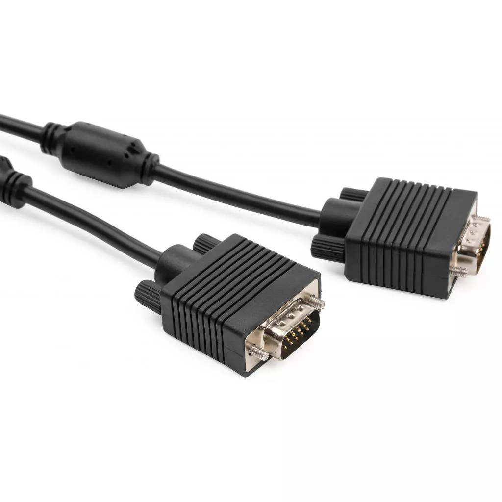 Кабель мультимедийный VGA 1.8m Vinga (VCPVGAMM1.8), фото №1