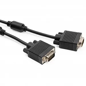 Кабель мультимедийный VGA 1.8m Vinga (VCPVGAMM1.8) - Фото 1