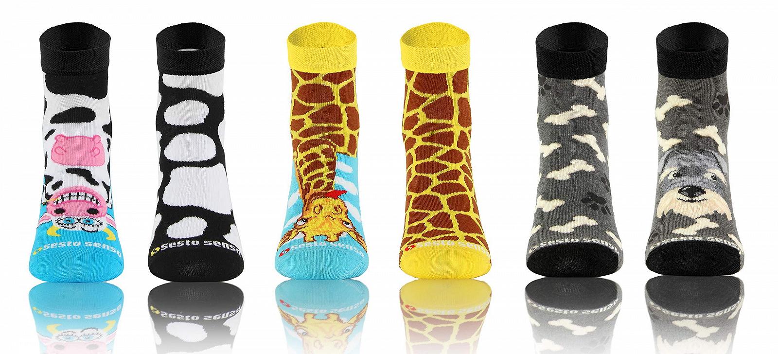 Короткі шкарпетки sesto senso Funny Colourful, набір 3 шт., фото №2