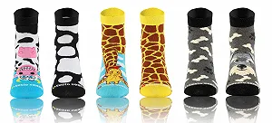 Короткие носки sesto senso Funny Colourful, набор 3 шт. synthetic.ua - Фото 1