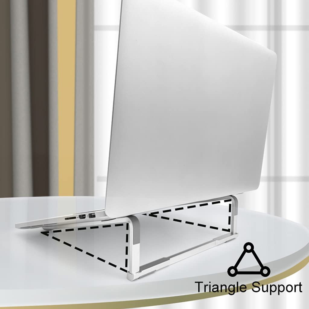 Підставка для ноутбука алюмінієва легка для ноутбука планшета складана охолоджувальна, фото №8