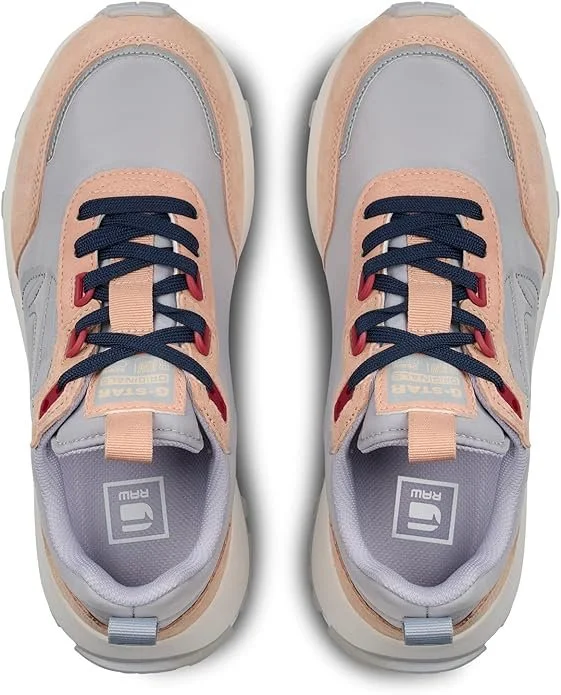 Женские кроссовки G-Star RAW Theq Run LGO NYL голубой розовый - 37, фото №4