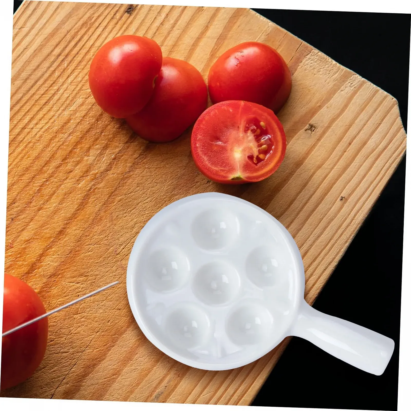 Форма для запікання равликів керамічна GLEAVI на 6 отворів, біла, фото №9 Форма для запікання равликів керамічна GLEAVI на 6 отворів, біла, фото №9