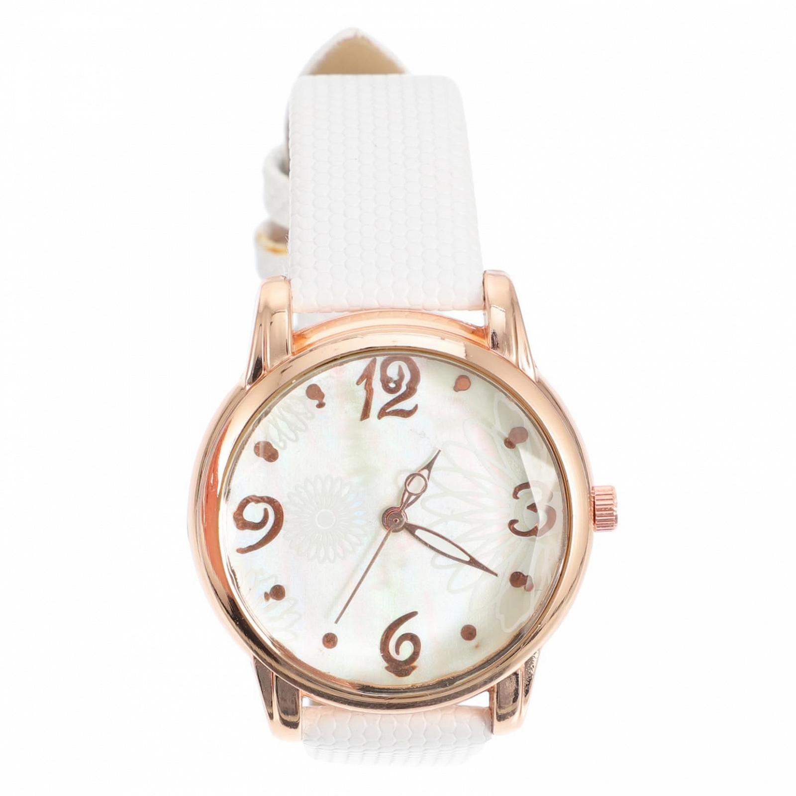 Женские часы OATIPHO с синим кожаным ремешком, синий/белый, фото №1