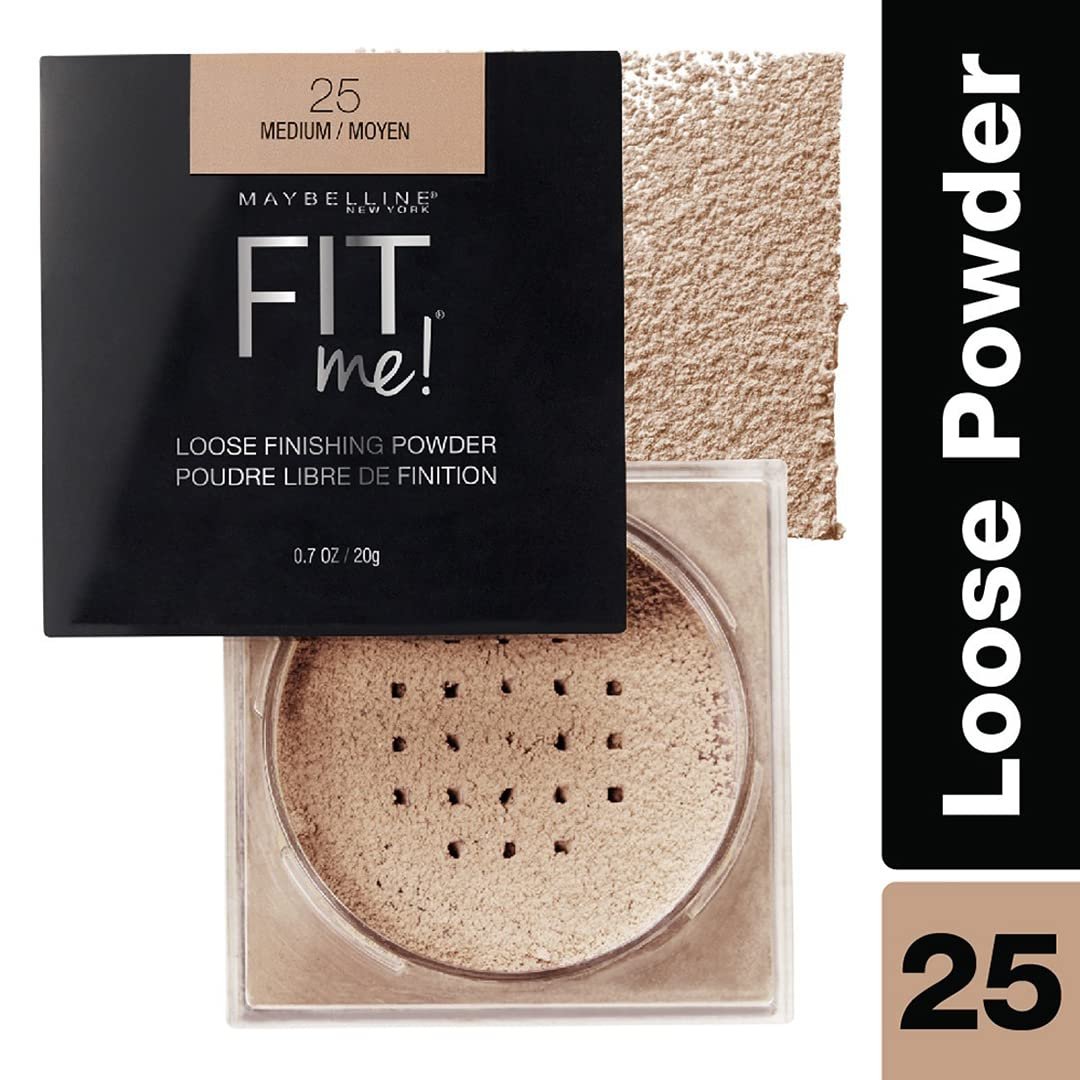 Пудра MAYBELLINE Fit Me! Розсипчаста Завершальна - Середній, фото №2