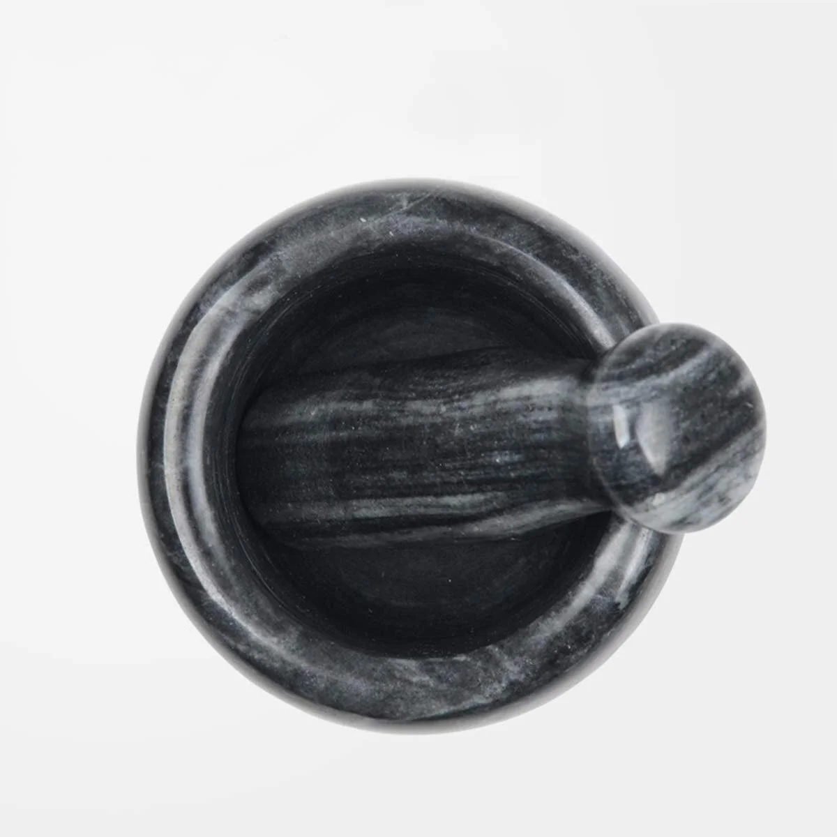 Ступка Мармурова Міцна Подрібнювач Спецій для Пасти, фото №6