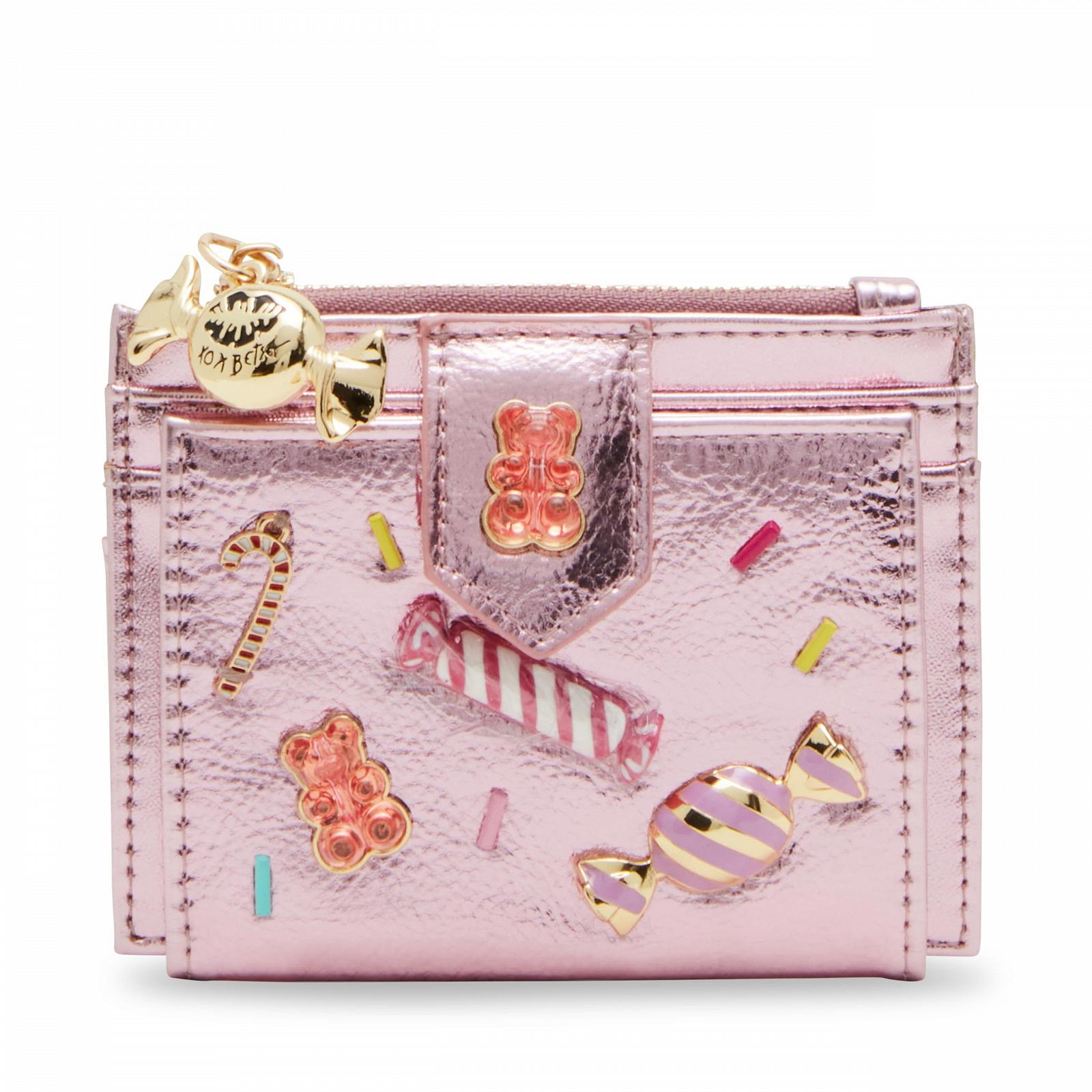 Бумажник бифолд Betsey Johnson Candy Розовый, One Size, фото №1