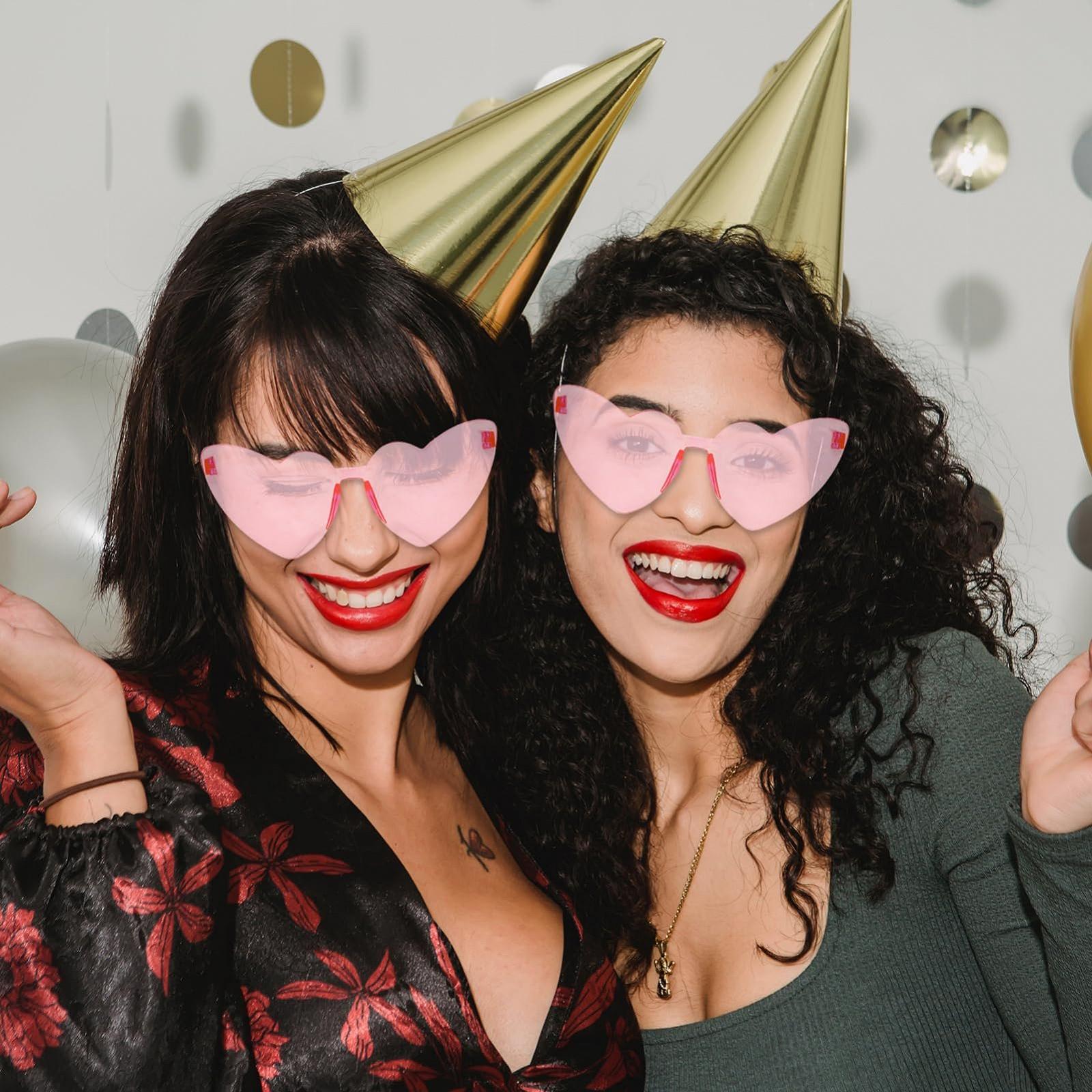 Сонцезахисні Окуляри Серце BESPORTBLE Реквізит Для Вечірки, фото №9