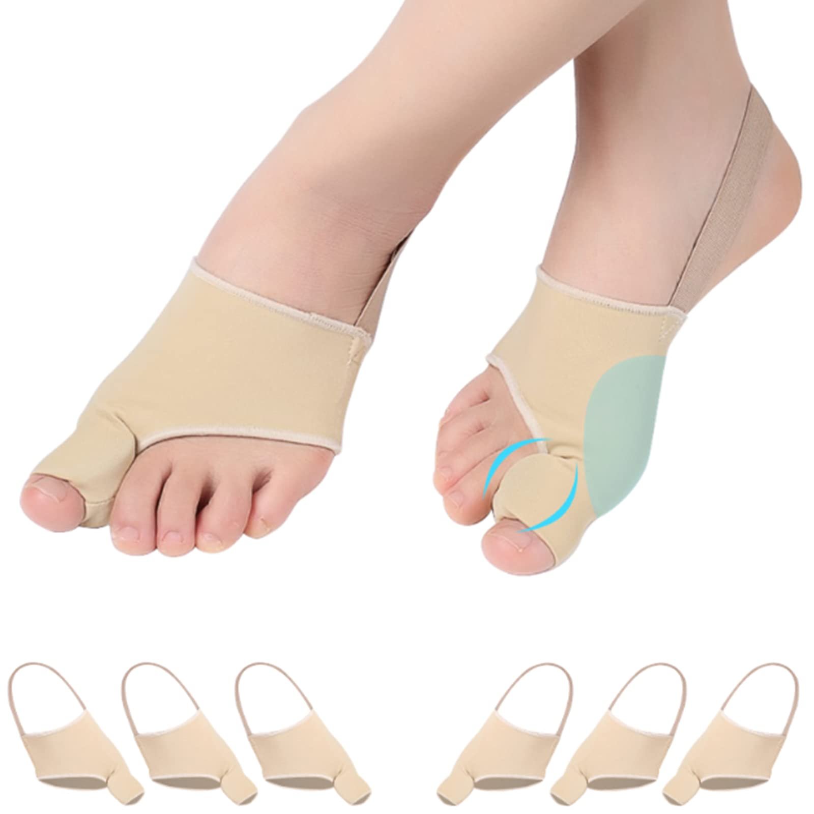 Роздільники для пальців ніг Hallux Valgus Eumspo, 6 шт., фото №1