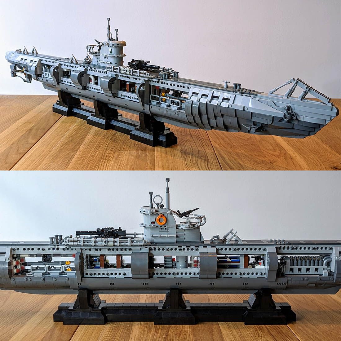 Конструктор MasterBrickPlay Technik MOC-112083 Военный корабль 16790 деталей Игрушка для взрослых, фото №3