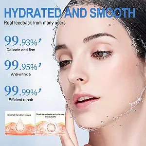 Маска для лица Collagen Real Увлажняющая, Успокаивающая, Тканевая, для всех типов кожи, 5 шт. в упаковке synthetic.ua - Фото 1