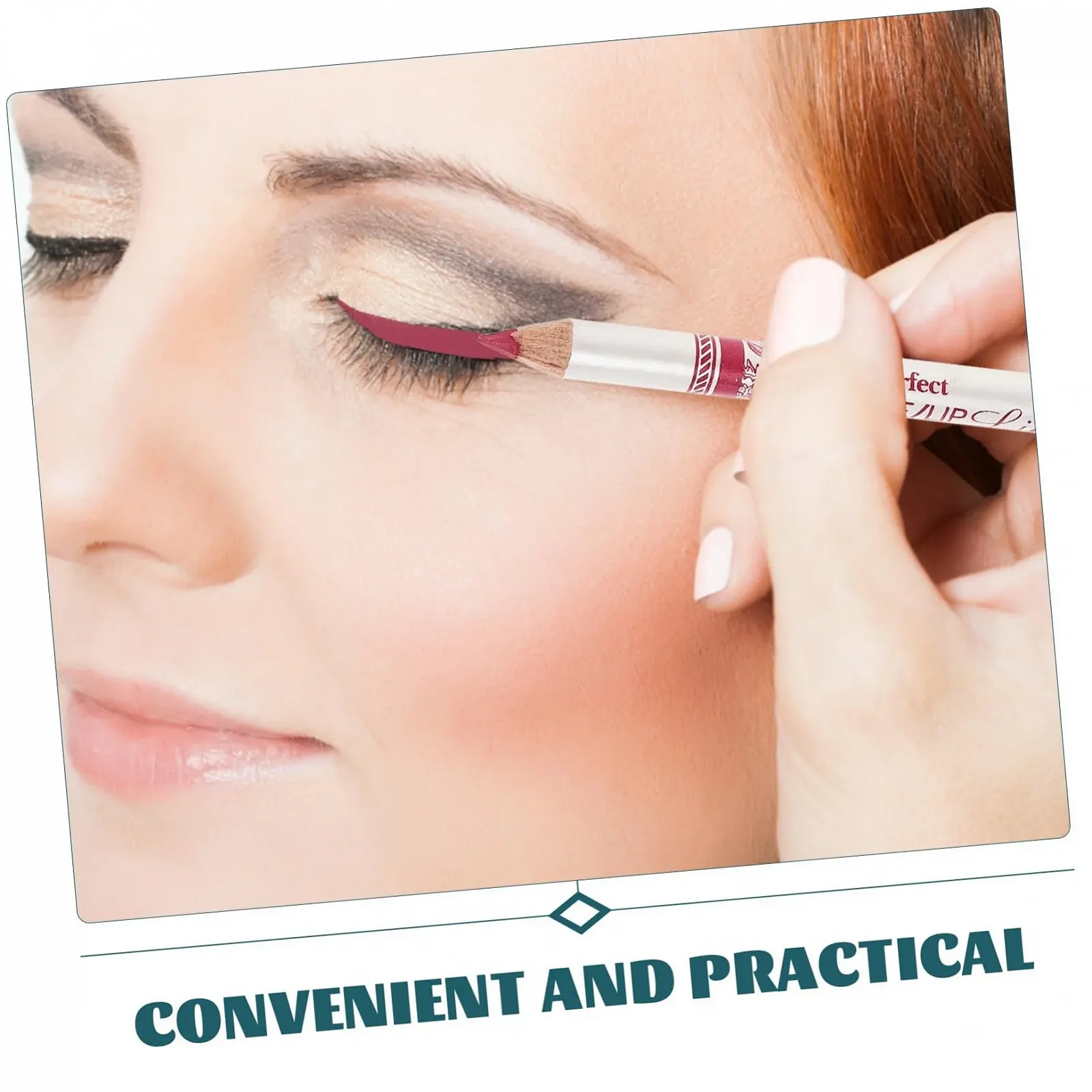 Карандаш Ipetboom 12 цветов для глаз, бровей и губ, фото №4