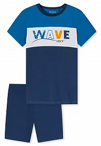 Комплект піжам Schiesser для хлопчиків, з органічної бавовни, з шортами - Фото 1