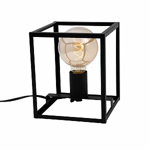 Настольная лампа Briloner Leuchten 7020-015 1 лампа E27 40 Вт ретро черная сталь - Фото 1