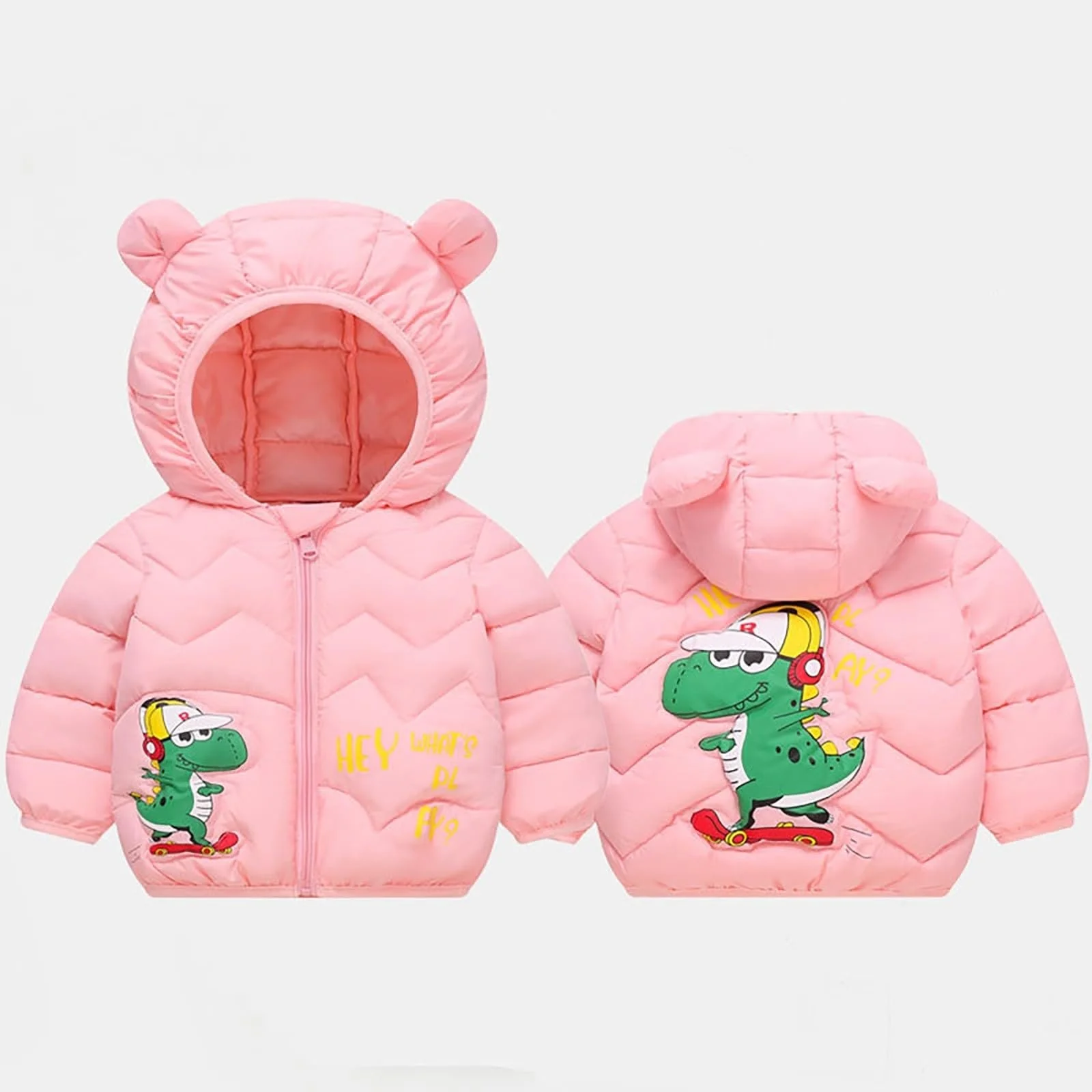 Зимняя куртка MNSWR для девочек и мальчиков Легкая теплая стеганая куртка-пальто для детей Удобная мягкая, фото №2