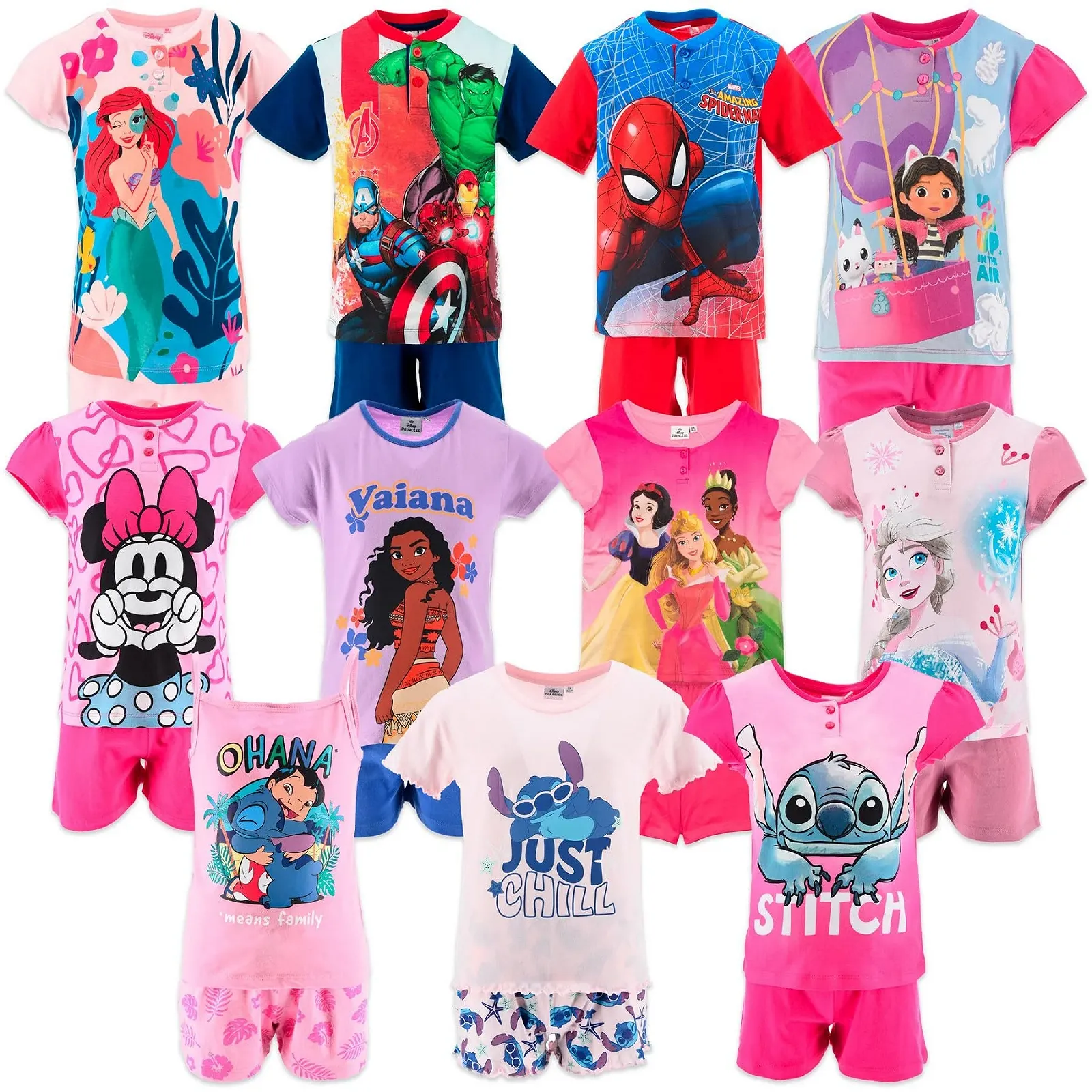 Піжама Characters T-Shirt з короткими рукавами та шорти в коробці 100% бавовна, фото №1